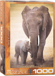 Elephant & Baby - 1000 pcs Puzzle