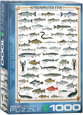 EuroGraphics Freshwater Fish 1000 pcs Puzzle