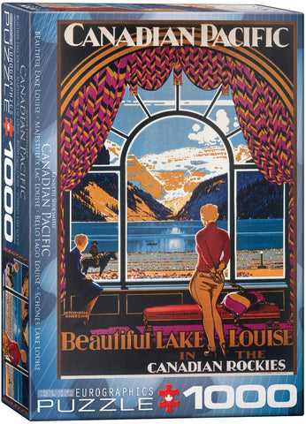 EuroGraphics Beautiful Lake Louise 1000 pcs Puzzle