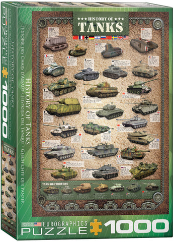 History of Tanks - 1000 pcs Puzzle