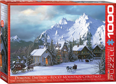 EuroGraphics Rocky Mountain Christmas 1000 pcs Puzzle