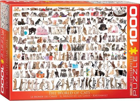 EuroGraphics The World of Cats 1000 pcs Puzzle