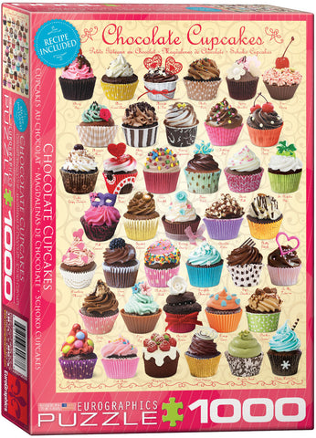 EuroGraphics Chocolate Cupcakes 1000 pcs Puzzle