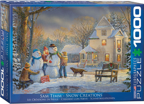 EuroGraphics Snow Creations 1000 pcs Puzzle