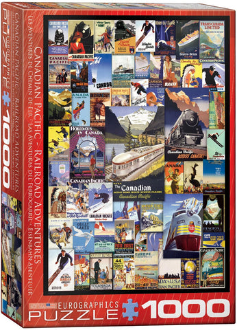 EuroGraphics Railroad Adventures 1000 pcs Puzzle