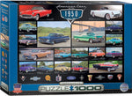 EuroGraphics American Cars of the 1950s 1000 pcs Puzzle