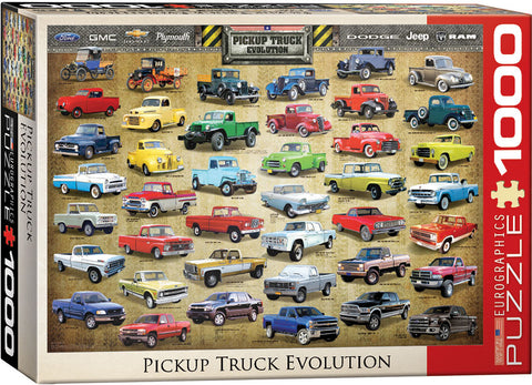 Pickup Truck Evolution - 1000 pcs Puzzle