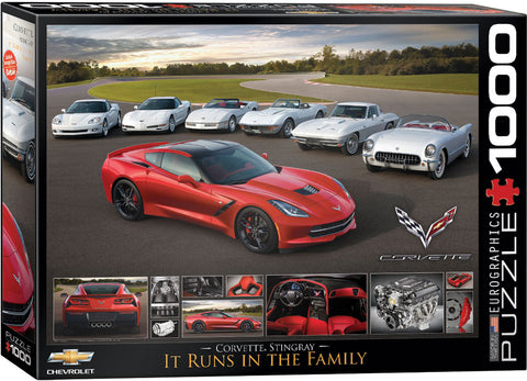 EuroGraphics 2014 Corvette Stingray It Runs in the Family 1000 pcs Puzzle