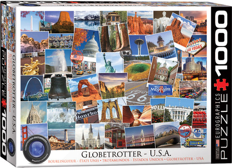 Globetrotter USA - 1000 pcs Puzzle