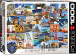 EuroGraphics Globetrotter World 1000 pcs Puzzle