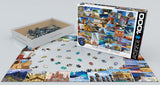 EuroGraphics Globetrotter World 1000 pcs Puzzle