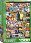 EuroGraphics Travel Around the World Vintage Posters 1000 pcs Puzzle