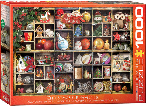 EuroGraphics Christmas Ornaments 1000 pcs Puzzle