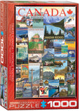 EuroGraphics Travel Canada Vintage Posters 1000 pcs Puzzle