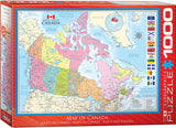 Map of Canada - 1000 pcs Puzzle