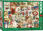 EuroGraphics Vintage Christmas Cards 1000 pcs Puzzle