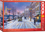 EuroGraphics Christmas Eve in Paris 1000 pcs Puzzle