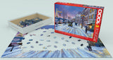 EuroGraphics Christmas Eve in Paris 1000 pcs Puzzle