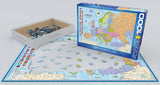 EuroGraphics Map of Europe 1000 pcs Puzzle