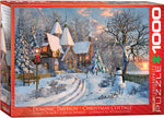 EuroGraphics Christmas Cottage 1000 pcs Puzzle