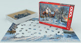 EuroGraphics Christmas Cottage 1000 pcs Puzzle