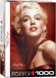 EuroGraphics Marilyn Monroe Red Portrait 1000 pcs Puzzle