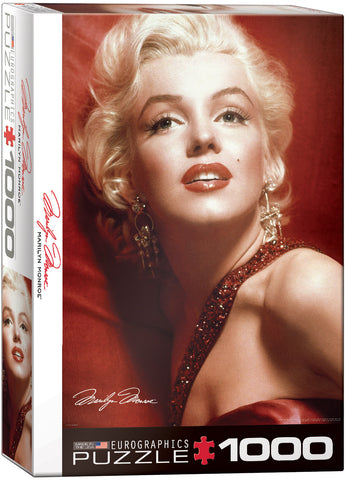 EuroGraphics Marilyn Monroe Red Portrait 1000 pcs Puzzle