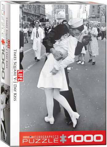 LIFE V-J Day Kiss in Times Square - 1000 pcs Puzzle