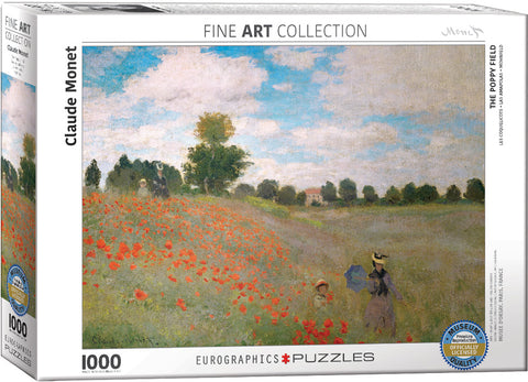 EuroGraphics The Poppy Field 1000 pcs Puzzle