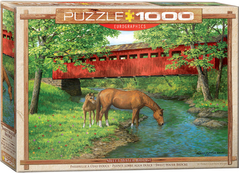 EuroGraphics Sweet Water Bridge 1000 pcs Puzzle