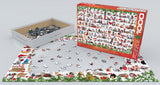 EuroGraphics Holiday Cats 1000 pcs Puzzle