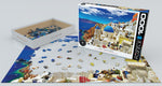 EuroGraphics Oia Santorini Greece 1000 pcs Puzzle