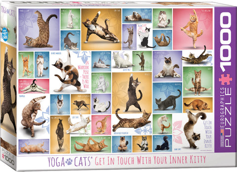 Yoga Cats - 1000 pcs Puzzle