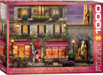 EuroGraphics The Red Hat Restaurant Paris 1000 pcs Puzzle