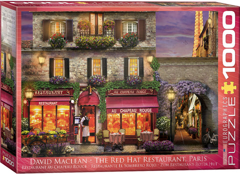 EuroGraphics The Red Hat Restaurant Paris 1000 pcs Puzzle