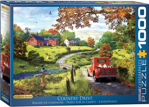 EuroGraphics The Country Drive 1000 pcs Puzzle