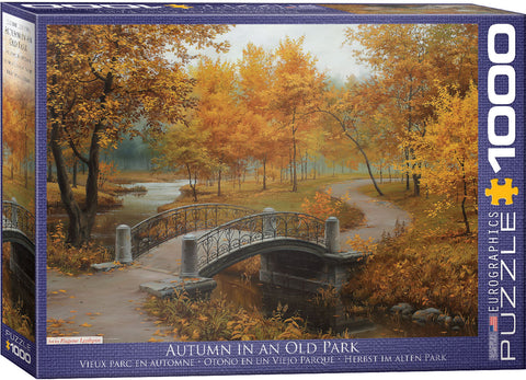 EuroGraphics Autumn in an Old Park 1000 pcs Puzzle