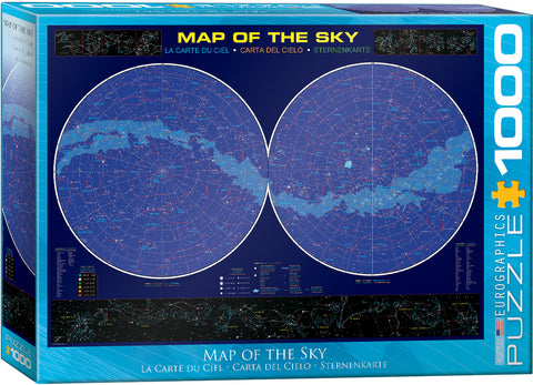 EuroGraphics Map of the Sky 1000 pcs Puzzle