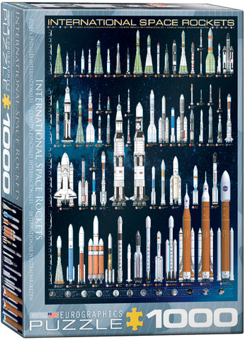 EuroGraphics International Space Rockets 1000 pcs Puzzle