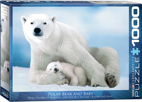 EuroGraphics Polar Bear & Baby 1000 pcs Puzzle