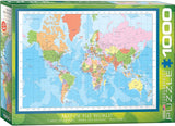 Modern Map of the World - 1000 pcs Puzzle