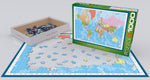 Modern Map of the World - 1000 pcs Puzzle