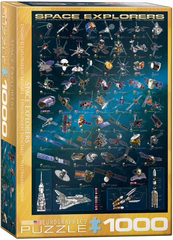 EuroGraphics Space Explorers 1000 pcs Puzzle