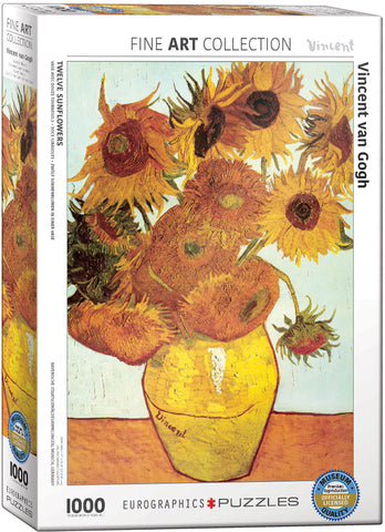 EuroGraphics Twelve Sunflowers 1000 pcs Puzzle