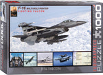 EuroGraphics F-16 Falcon 1000 pcs Puzzle