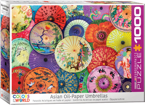 Asian Oil-Paper Umbrellas - 1000 pcs Puzzle