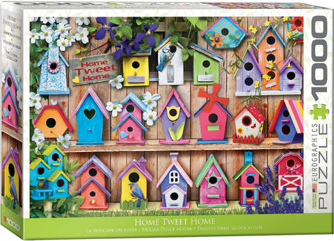 EuroGraphics Home Tweet Home (Birdhouses) 1000 pcs Puzzle