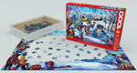 EuroGraphics Snow Day 1000 pcs Puzzle