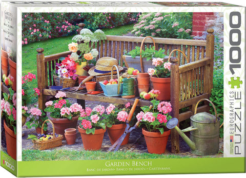 EuroGraphics Garden Bench 1000 pcs Puzzle