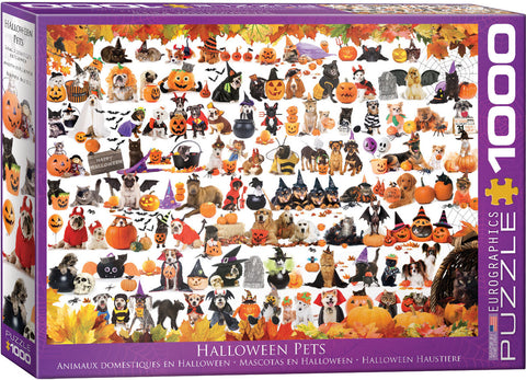 EuroGraphics Halloween Pets 1000 pcs Puzzle